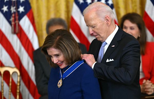 Biden awards Presidential Medal of Freedom to Nancy Pelosi, Al Gore, Michelle Yeoh and more