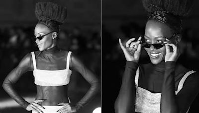 Lupita Nyong'o amps up the glamour glittering mini skirt in major post-heartbreak comeback