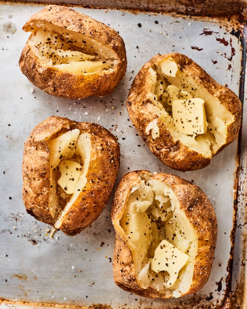 The Secret to Better Baked Potatoes? Cook Them Like the British Do.