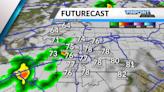 Memorial Day scattered storms, drier conditions later next week