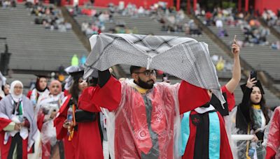 Grads walk out of Rutgers commencement in pro-Palestinian protest