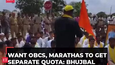 Beed protests: Want OBCs and Marathas to get separate reservation, says NCP's Chhagan Bhujbal