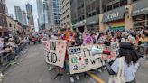 Pride parade blocked mid-route by protest