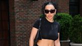 Charli XCX Leans Into Y2K With a Glittery Emblazoned Crop Top