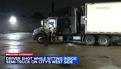 Truck driver wounded in shooting on West Side, Chicago police say