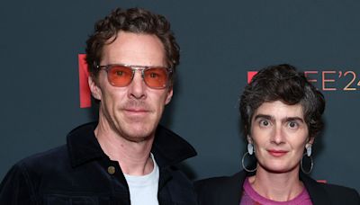 Benedict Cumberbatch & Gaby Hoffmann Step Out to Promote New Netflix Thriller Series ‘Eric’
