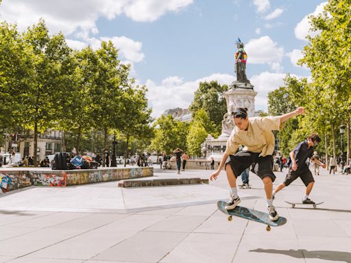 In the Streets of Paris, Skateboarders Are Catching Big Air