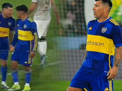 Gary Medel sale al frente y desmiente supuesta pelea con juvenil en pleno partido de Boca Juniors