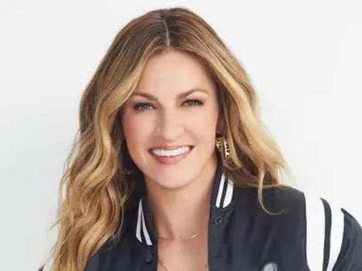 Erin Andrews models own fashion range as she shows support for hometown NBA team