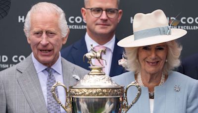 King Charles and Queen Camilla Hit the Racetrack to See Their Horse Bred by Queen Elizabeth Compete