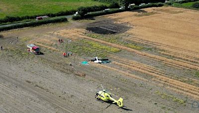 Light aircraft pilot and passenger die after horror crash in Yorkshire