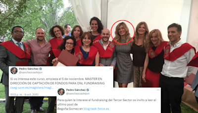 Pedro Sánchez promocionó un máster de Begoña Gómez en 2013