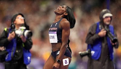 Daryll Neita fourth in ‘bittersweet’ women’s 100m final as Julien Alfred romps to gold