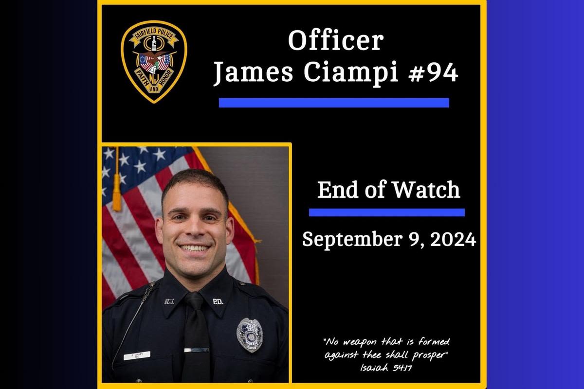 Fairfield, NJ Officer James Ciampi — End of Watch September 9, 2024