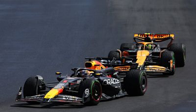 Max Verstappen and Lando Norris crash as George Russell capitalises for win in Austria