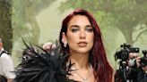 Dua Lipa Wore Lingerie On The Met Gala Red Carpet In A Burlesque-Inspired Gown