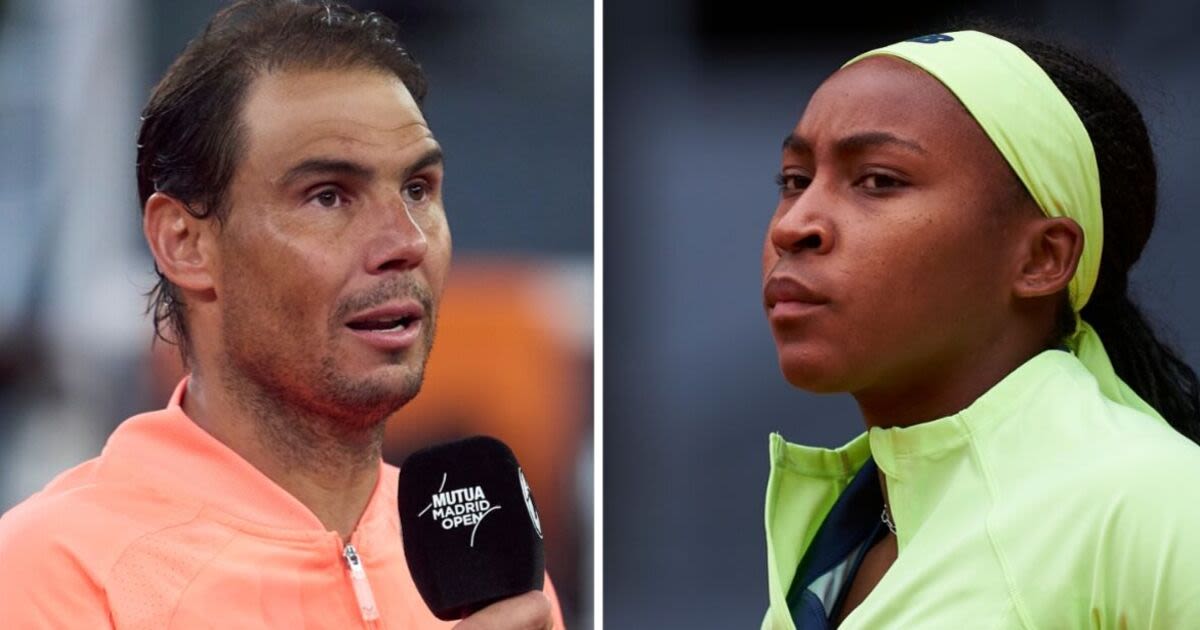 Rafael Nadal's three-word French Open comment to Coco Gauff left her speechless