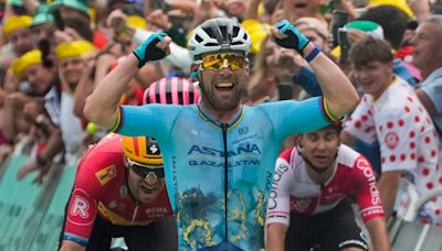 Mark Cavendish breaks Eddy Merckx’s long-standing record for most career Tour de France stage wins with 35th victory