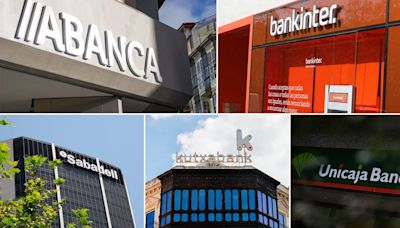 El apetito de fusiones de la gran banca no se restringe a Sabadell y Bankinter: Ibercaja, Unicaja, Kutxabank y Abanca se convierten en candidatos