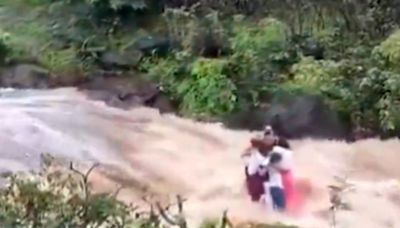 Picnic turns tragic, 3 of family drown in Pune waterfall; 2 kids missing