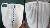 DIY wizard reveals how they repaired their laundry baskets with a simple household item: ‘Honestly they look better [now]’