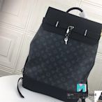 【二手】正品-Louis Vuitton 新款 M44052 Apollo限量款 雙肩包 時尚LV男士背包 LV後背包 雙肩