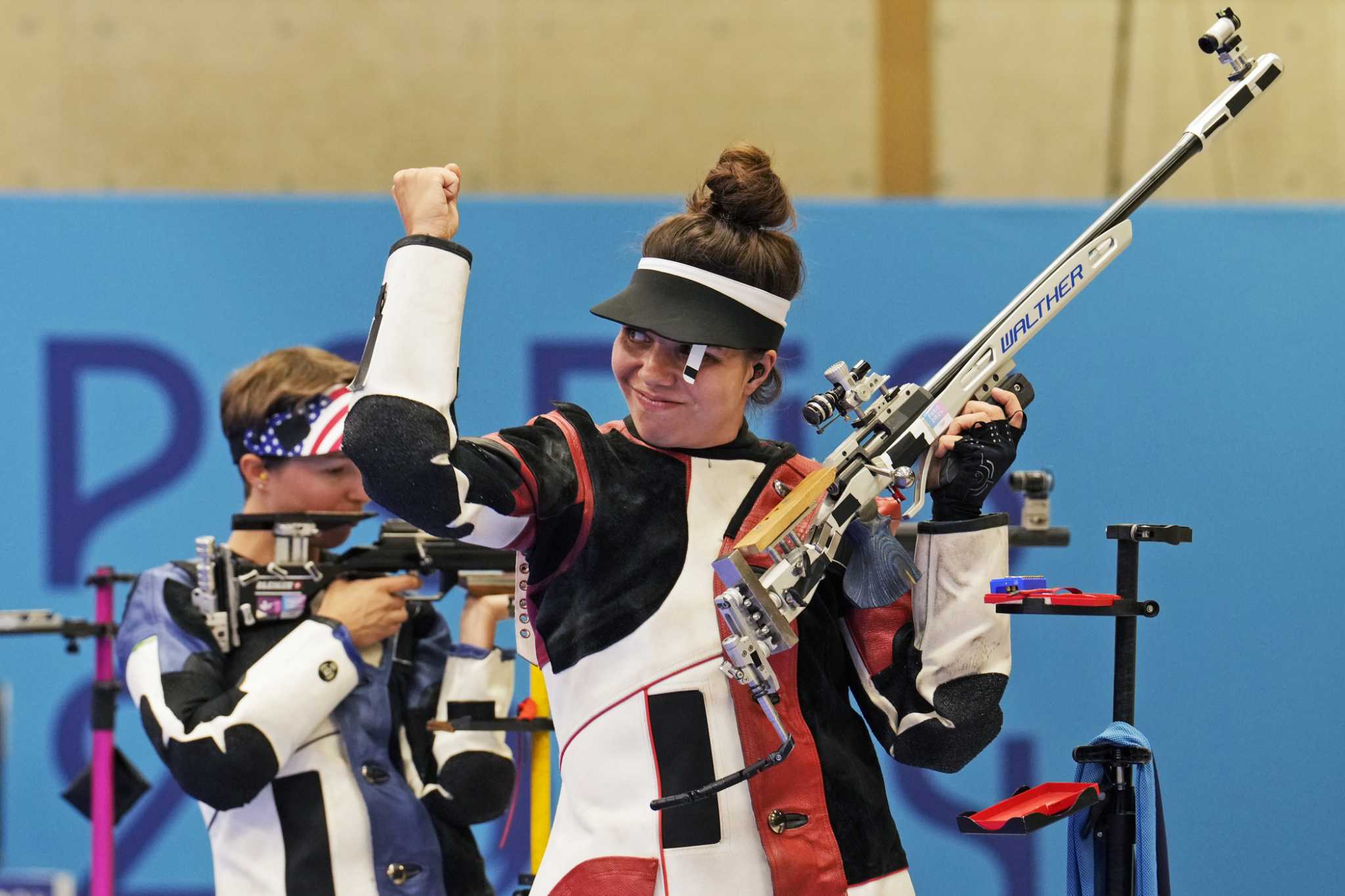Chiara Leone wins women's 50-meter rifle 3 positions shooting for 1st Swiss gold at Paris Olympics