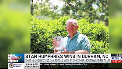 Southwood High School and San Diego Charger alum Stan Humphries wins North Carolina golf tournament