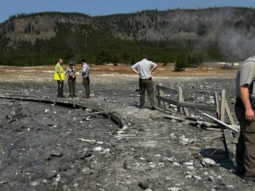 Surprise Yellowstone geyser eruption highlights little known hazard at popular park