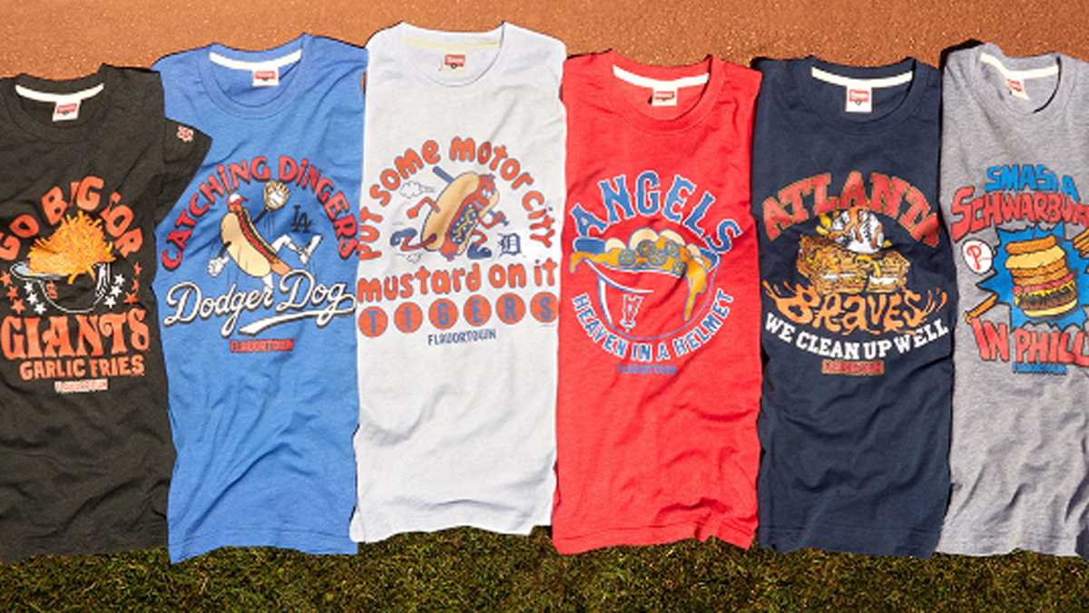 Guy Fieri just launched an official MLB T-shirt collection, celebrating the flavors of each team