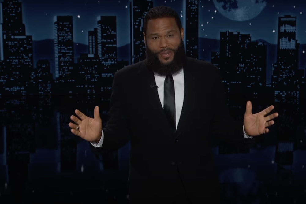 ‘Jimmy Kimmel Live’ Guest Host Anthony Anderson Suggests Americans ‘Step Back From Hatred and Vitriol...