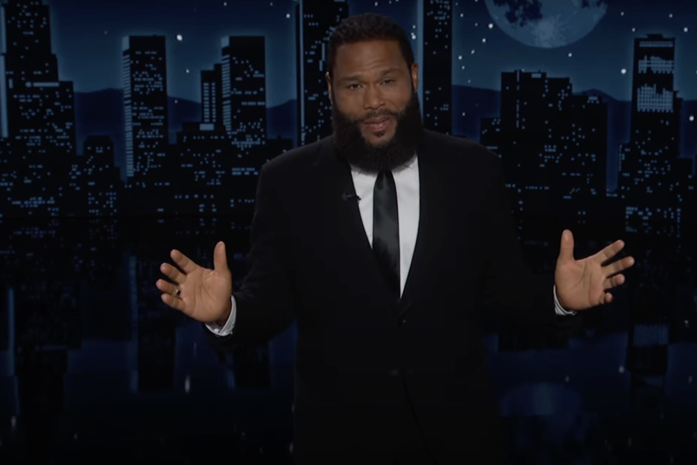 ‘Jimmy Kimmel Live’ Guest Host Anthony Anderson Suggests Americans ‘Step Back From Hatred and Vitriol and Chill...