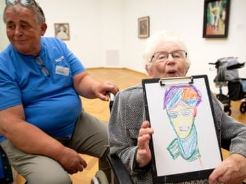 ‘Smell it, it’s wonderful’: Dutch gallery designs tours for people with dementia