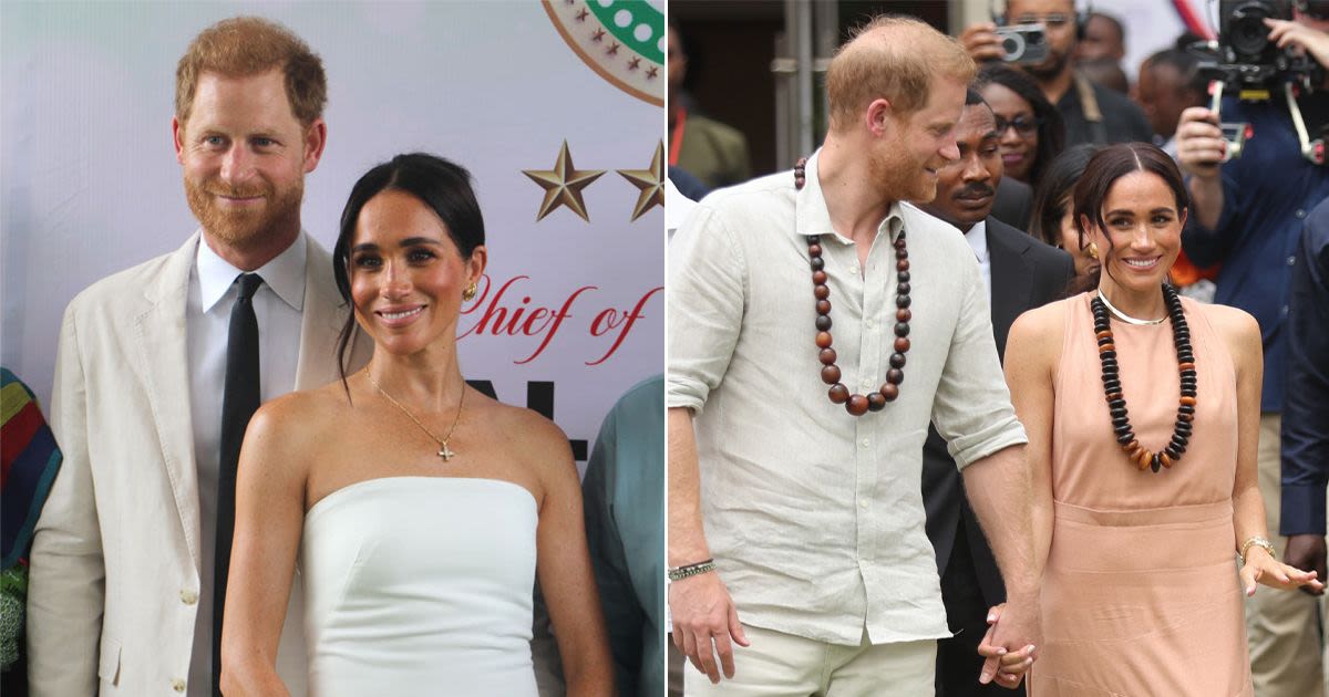 Harry and Meghan Nigeria trip behind-the-scenes from 16-car convoy to assistants