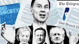 Jeremy Hunt tells voters to focus on Tories’ 14-year record not Liz Truss meltdown
