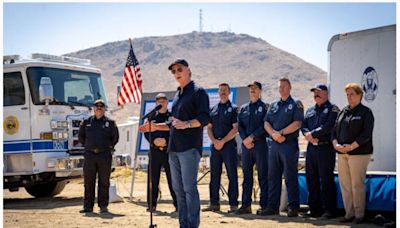 California Governor Gavin Newsom Proclaims State of Emergency in Kern County Due to the Borel Fire in Sequoia National Forest...