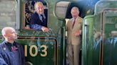 Charles takes to footplate of Flying Scotsman on North Yorkshire Moors visit