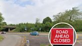 A35 blocked due to crash