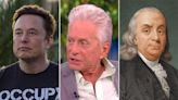 'Franklin's Michael Douglas tells 'The View' why Elon Musk is like Benjamin Franklin: "He liked the ladies"