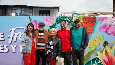 Nuevo mural colaborativo lleva más arte a la comuna de San Miguel - La Tercera