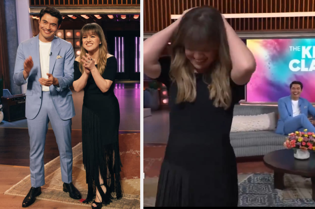 Kelly Clarkson Nearly Walked Off Stage After She Unintentionally Made A Sexual Remark About Meat To Henry Golding...