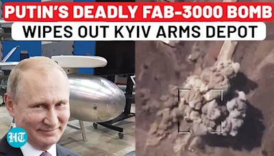 Putin Eliminating Zelensky’s Power To Strike? Russia’s Deadly FAB-3000 Bomb Destroys Kyiv Arms Depot