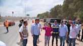 Alcaldesa de Gómez Palacio supervisa obra vial en el bulevar Ejército Mexicano