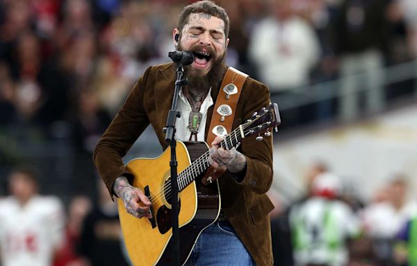 Post Malone Delivers Soulful Rendition of 'America the Beautiful' at 2024 Super Bowl