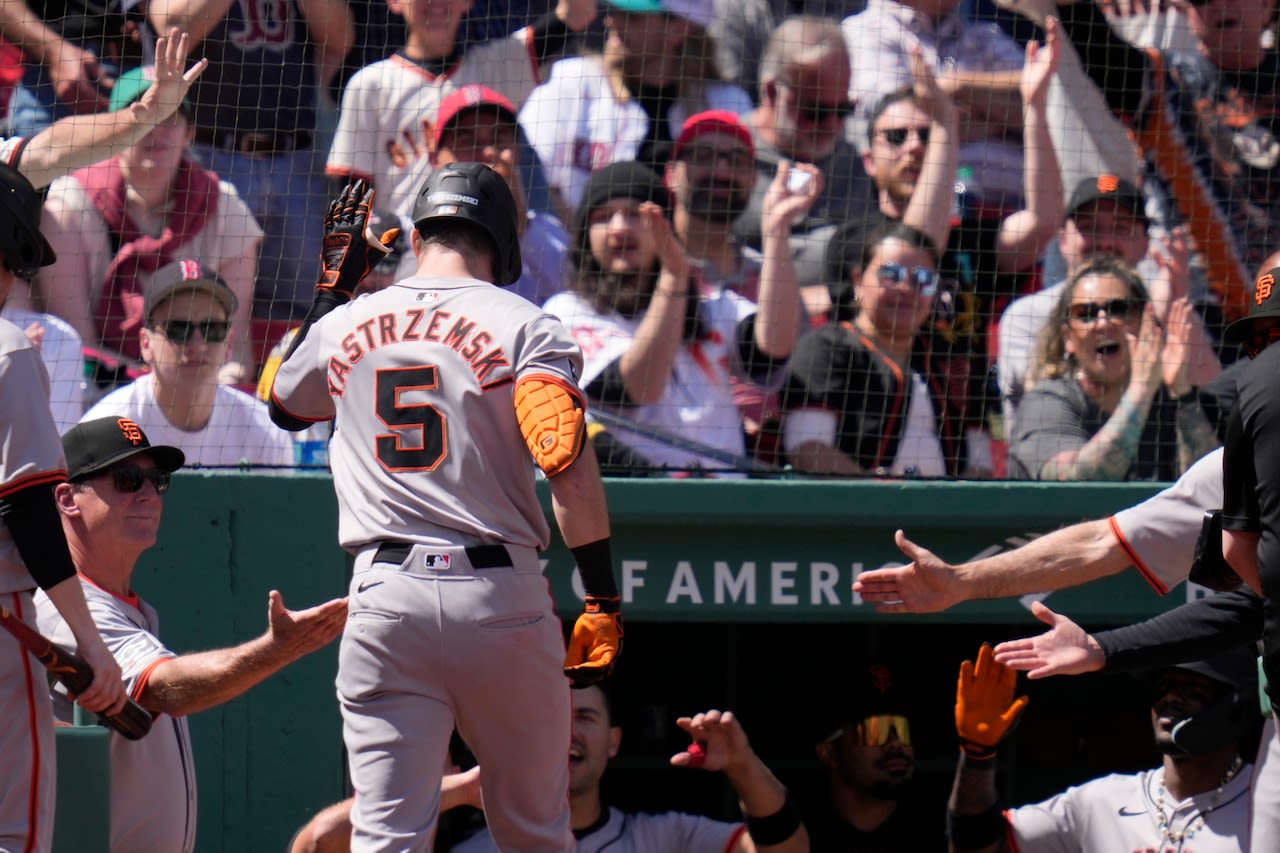 Red Sox lose: Giants hit parade dooms Boston as 4-game win streak snapped, Mike Yaz homers