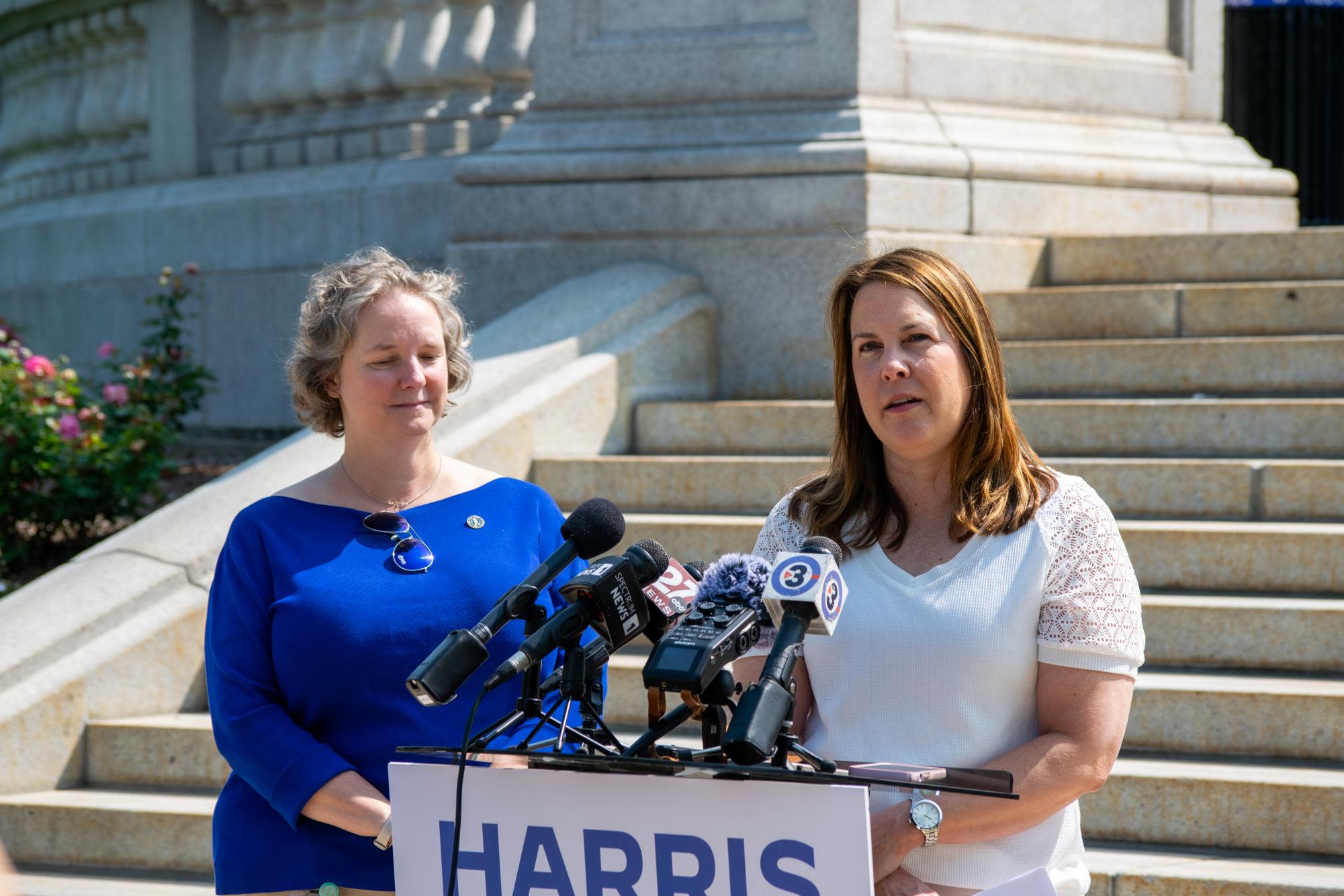 Mayor Satya Rhodes-Conway, Sen. Dianne Hesselbein hold Harris for president event in Madison