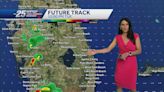 Warm and humid, More chances for rain