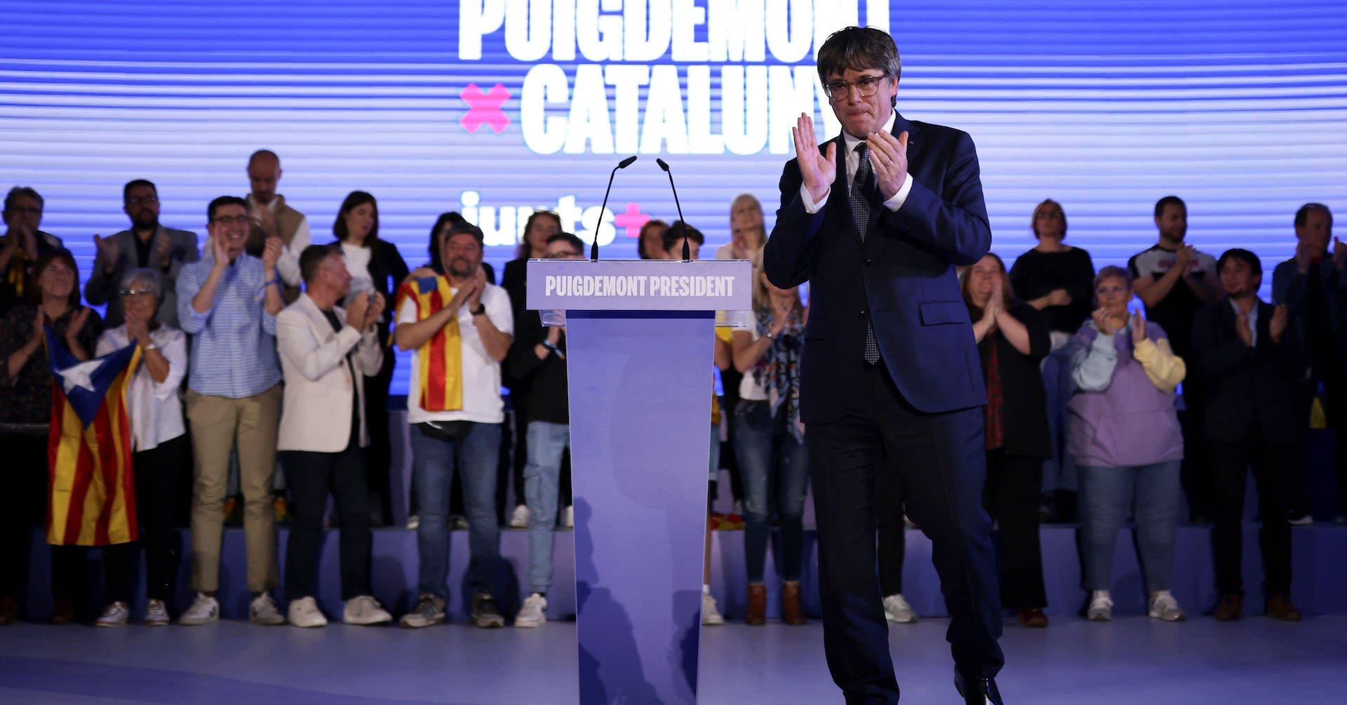 Catalans vote in election that offers new chance to exiled separatist leader