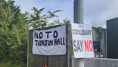 Woman accused of obstructing traffic near Thornton Hall ordered to ‘stay away’ from asylum site