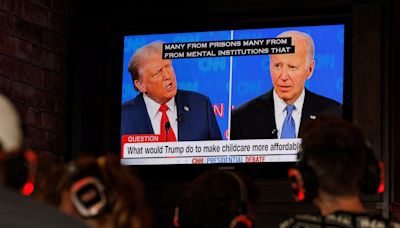 Fact check: Biden and Trump trade falsehoods and context-free claims at 1st presidential debate of 2024